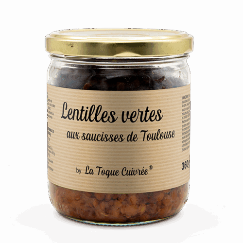 Image du produit Lentilles de France aux saucisses de Toulouse